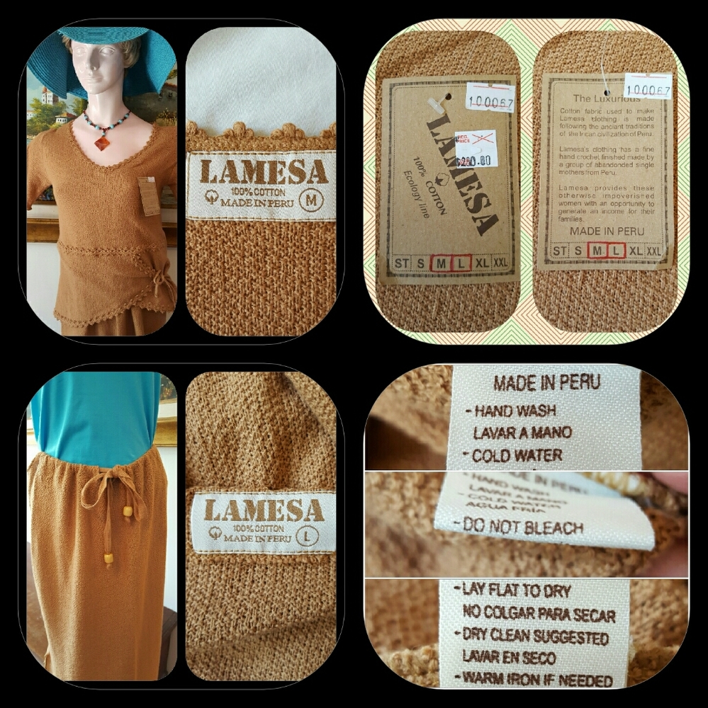Lamesa Peruvian Stretch Cotton Ensemble - Picture 9 of 9